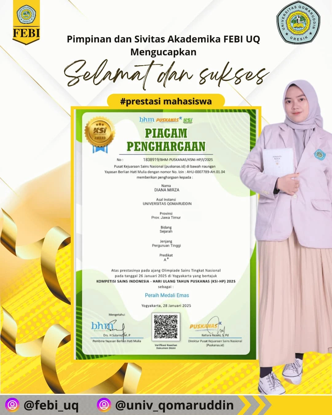 KOMPETISI SAINS INDONESIA-HARI ULANG TAHUN-PUSKANAS (KSI-HUT PUSKANAS 2025)